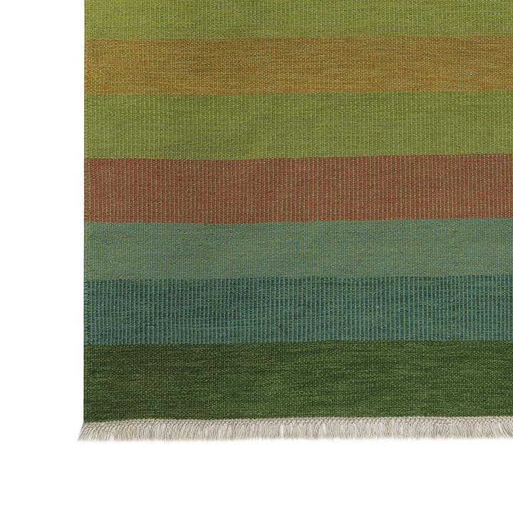 Tofta Wave tæppe 80x250 cm, grøn Kateha