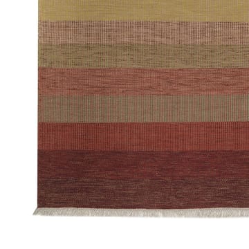 Tofta Wave tæppe 80x250 cm - rød - Kateha