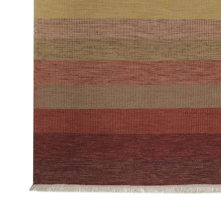 Tofta Wave tæppe 80x250 cm, rød Kateha