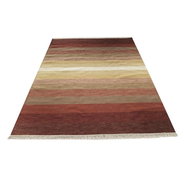 Tofta Wave tæppe 80x250 cm, rød Kateha