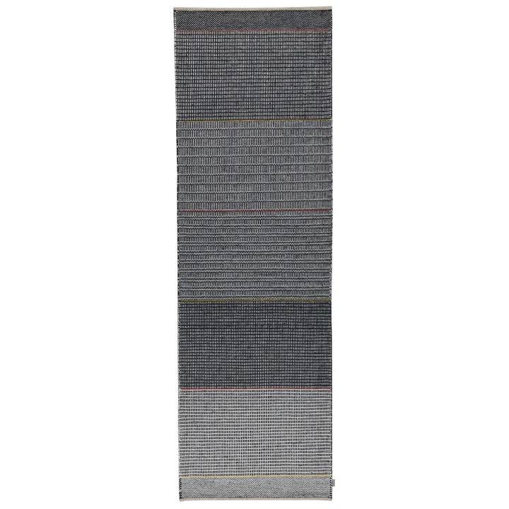Tribulus One uldtæppe 80x250 cm - Black/white/red/yellow - Kateha