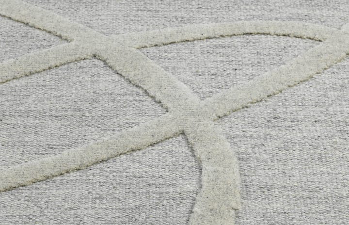 Verbena uldtæppe, White, 200x300 cm Kateha