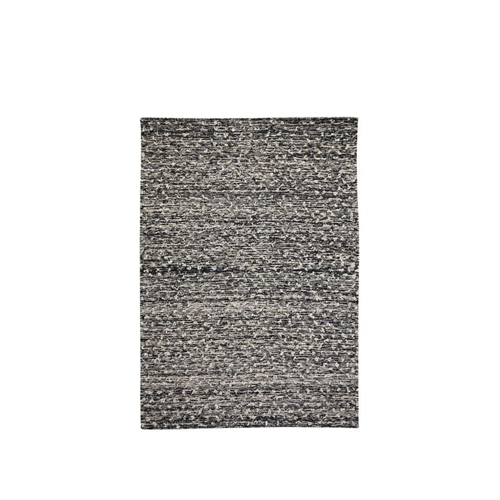 Woolly tæppe - Black/white, 170x240 cm - Kateha