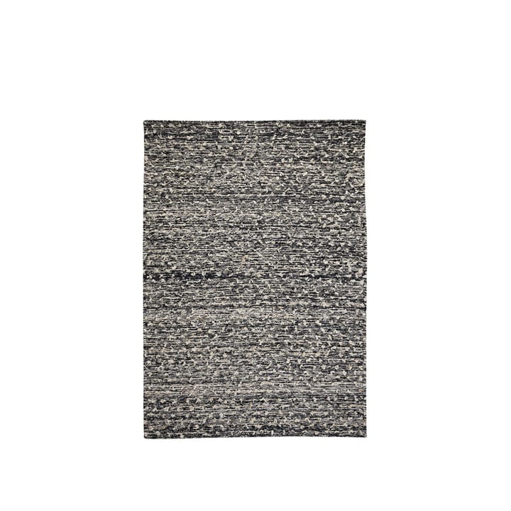 Woolly tæppe - black/white, 170x240 cm - Kateha