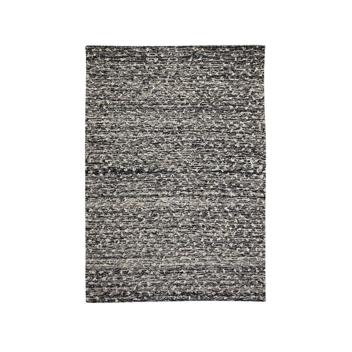 Woolly tæppe - black/white, 200x300 cm - Kateha