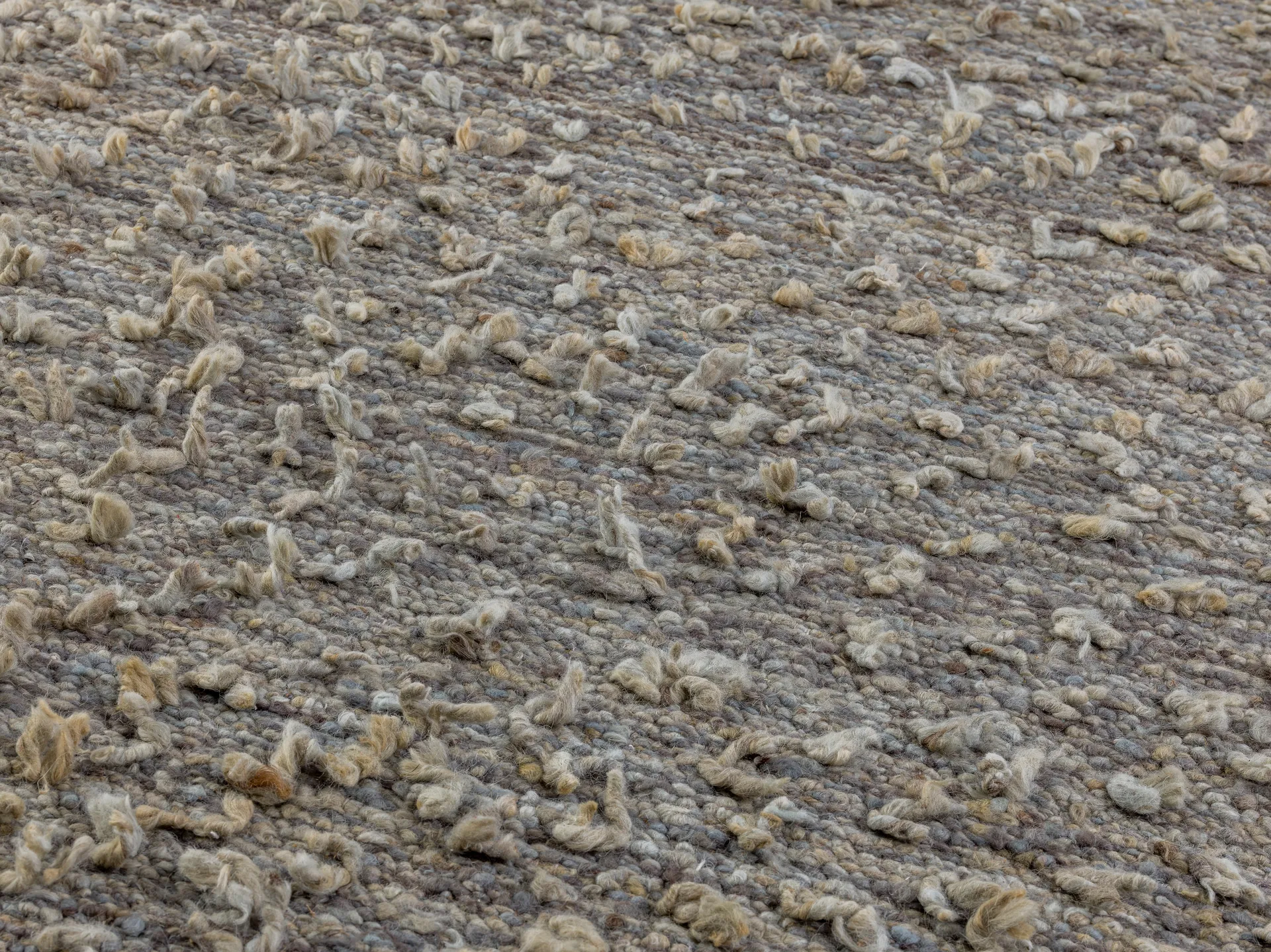 Woolly tæppe, Light grey 200x300 cm Kateha