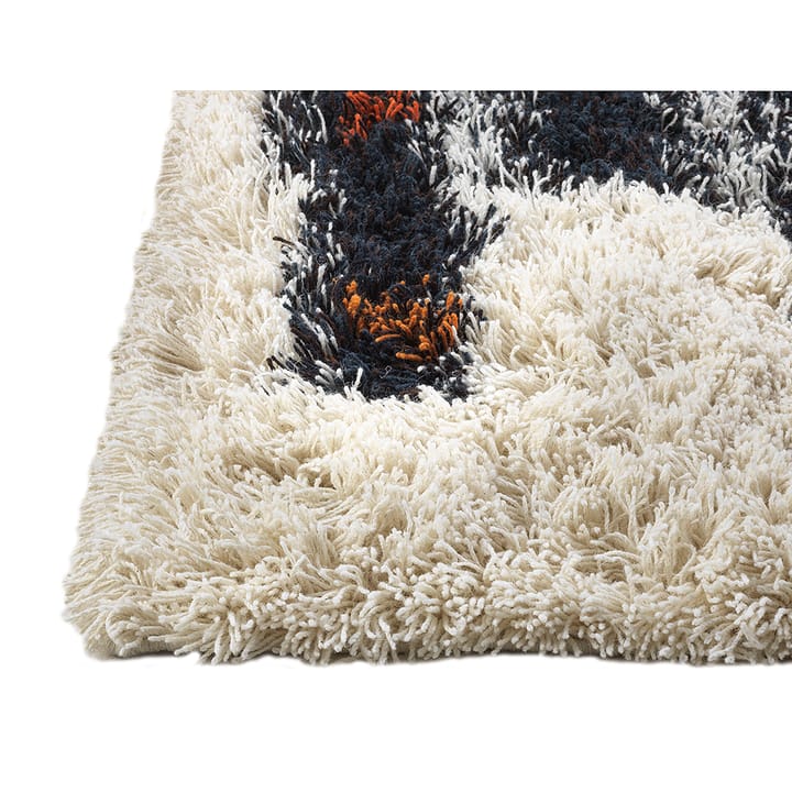Zorbas tæppe, white/black, 170x240 cm Kateha