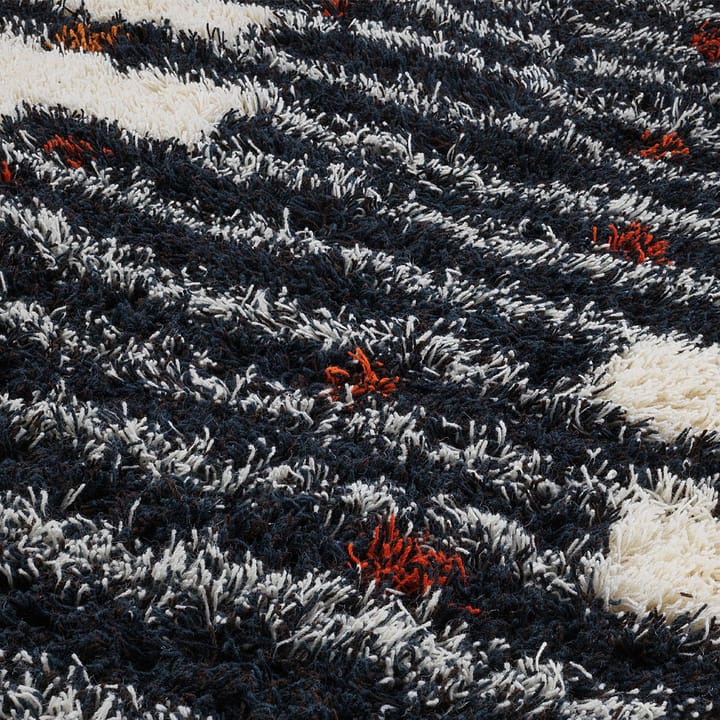 Zorbas tæppe, white/black, 200x300 cm Kateha