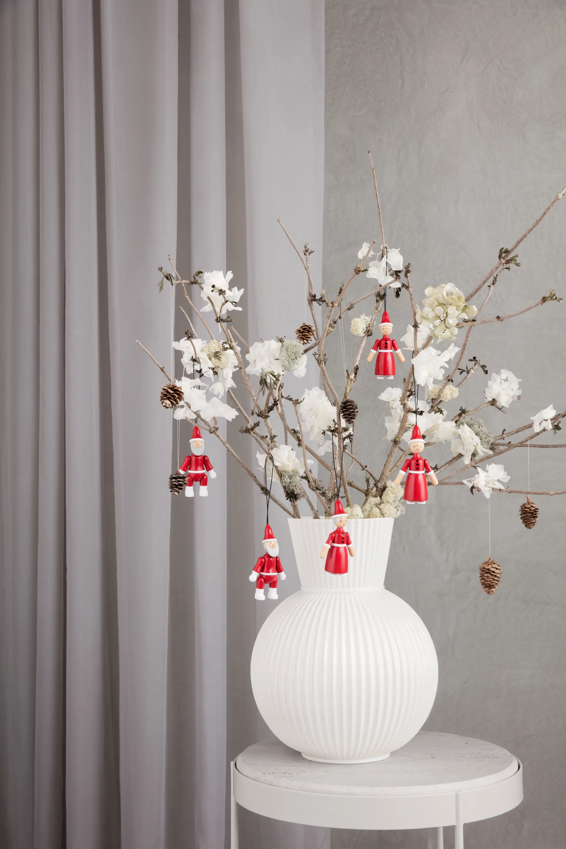 Julemand & Julekone 10 cm, Rød Kay Bojesen Denmark