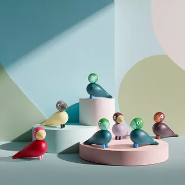 Kaj Bojesen Year Bird 2026 Birk - Mørkegrøn - Kay Bojesen Denmark