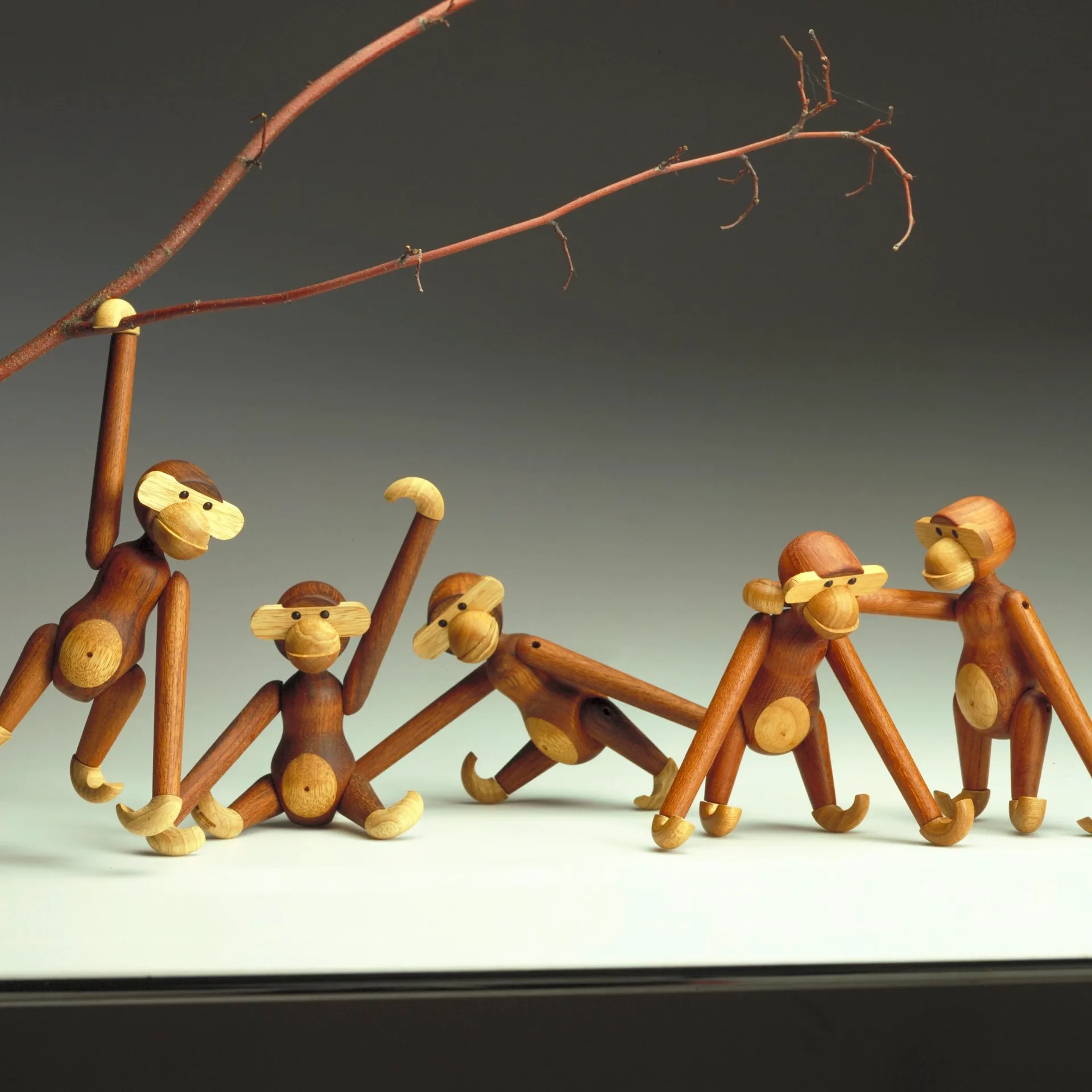 Kay Bojesen abe lille, Teak-limbatræ, 20 cm Kay Bojesen Denmark
