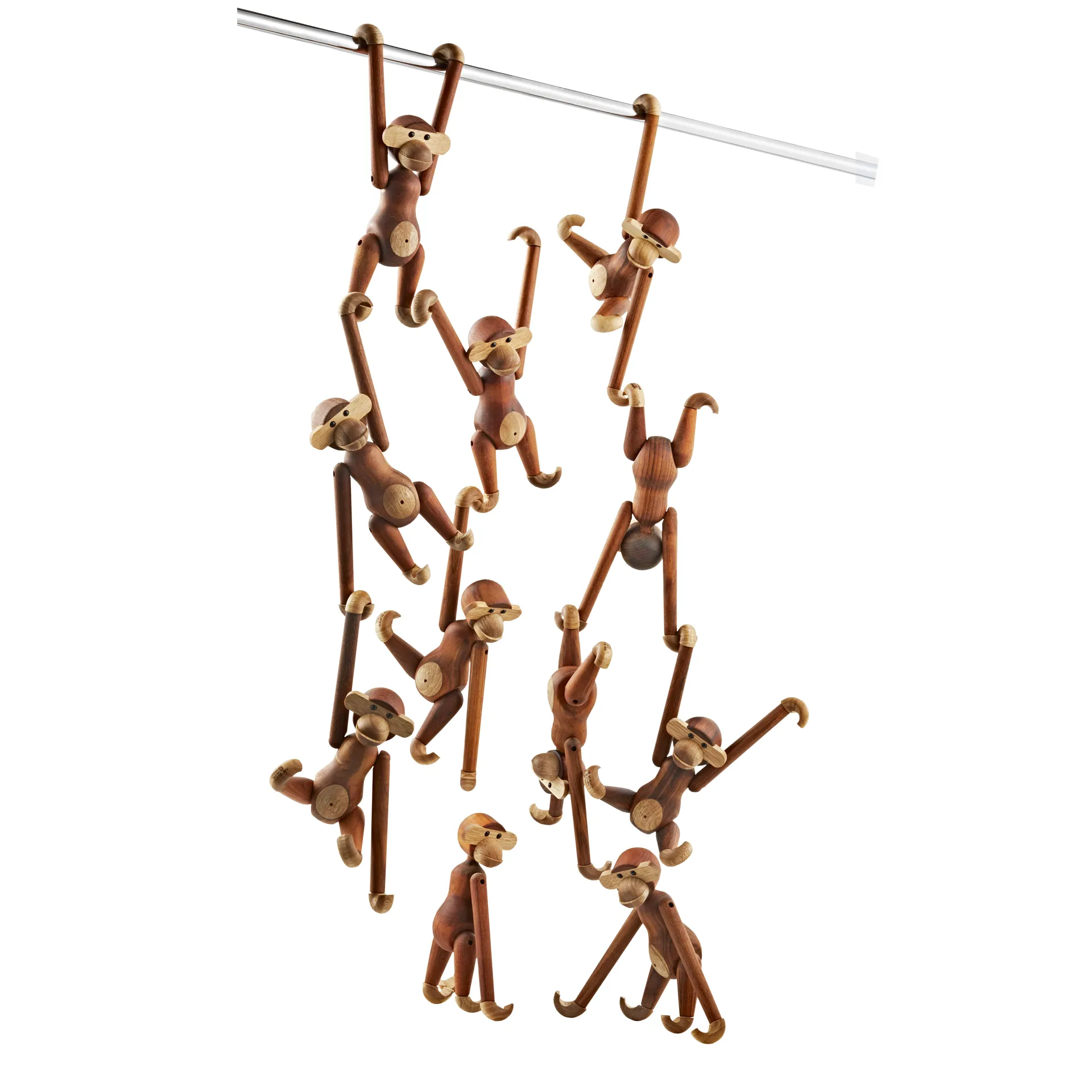 Kay Bojesen abe lille, Teak-limbatræ, 20 cm Kay Bojesen Denmark
