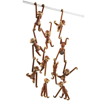Kay Bojesen abe lille - Teak-limbatræ, 20 cm - Kay Bojesen Denmark