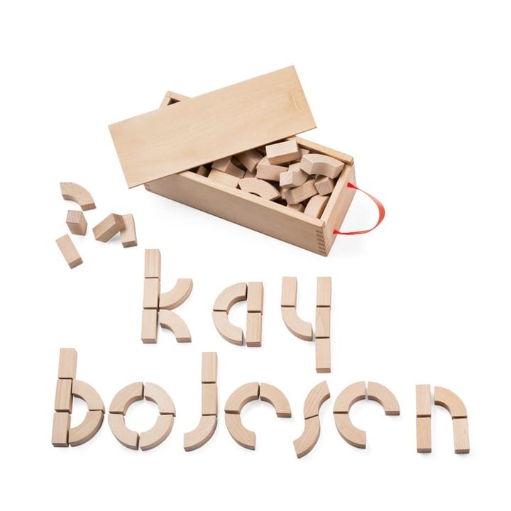 Kay Bojesen alfabet klodser, bøg Kay Bojesen Denmark