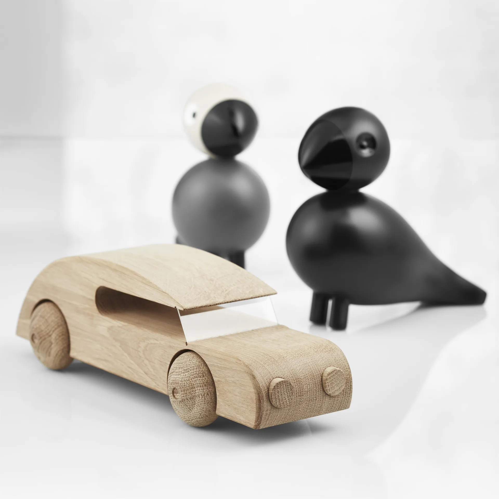 Kay Bojesen bil, ubehandlet eg, 27 cm Kay Bojesen Denmark