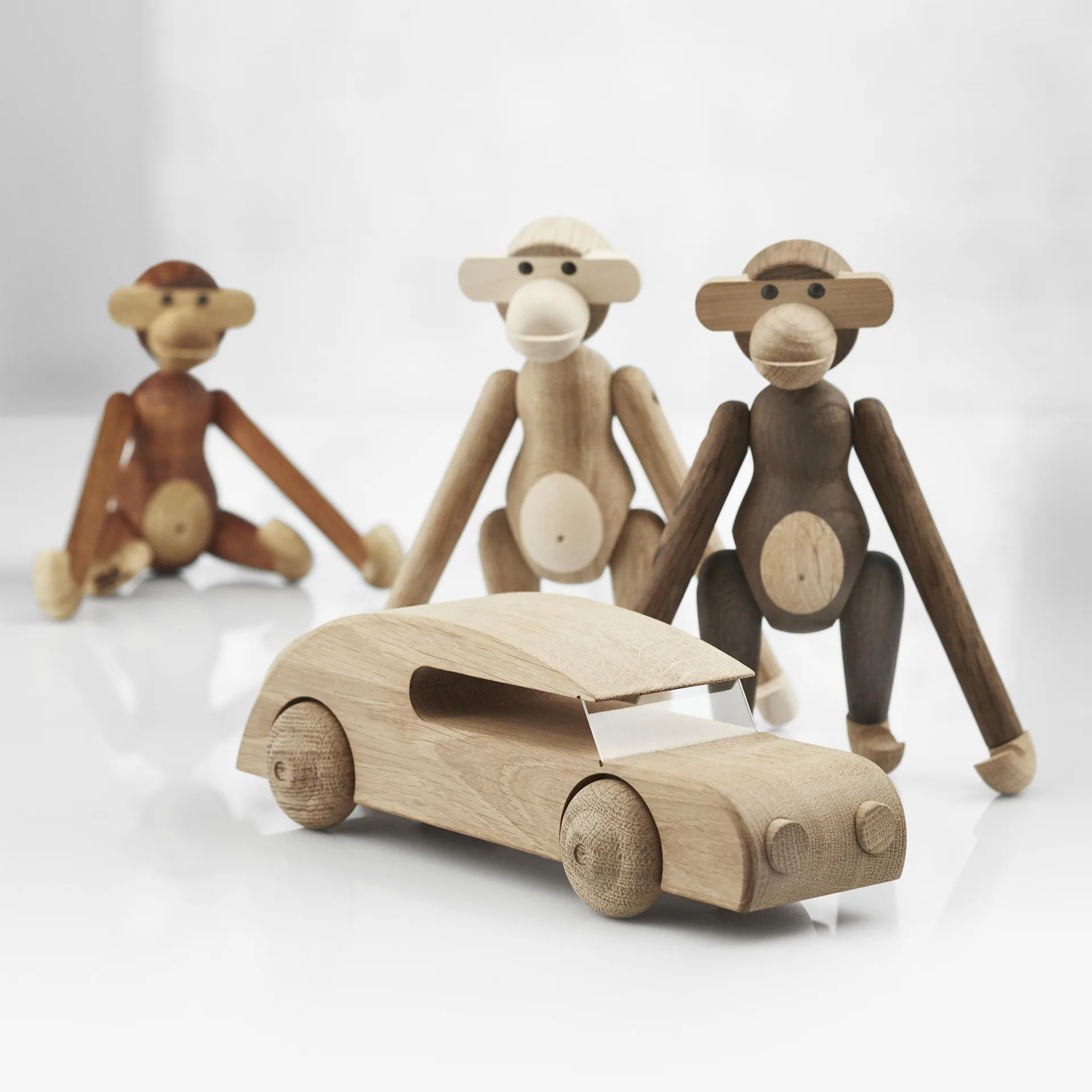 Kay Bojesen bil, ubehandlet eg, 27 cm Kay Bojesen Denmark