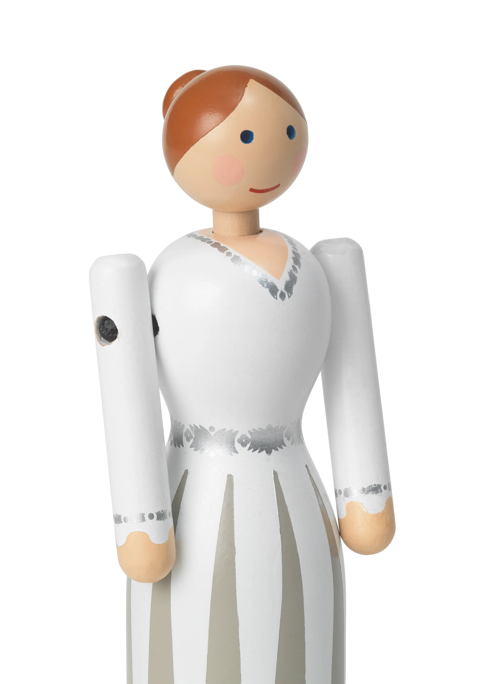 Kay Bojesen brud, Blå-sort-hvid, 12 cm Kay Bojesen Denmark