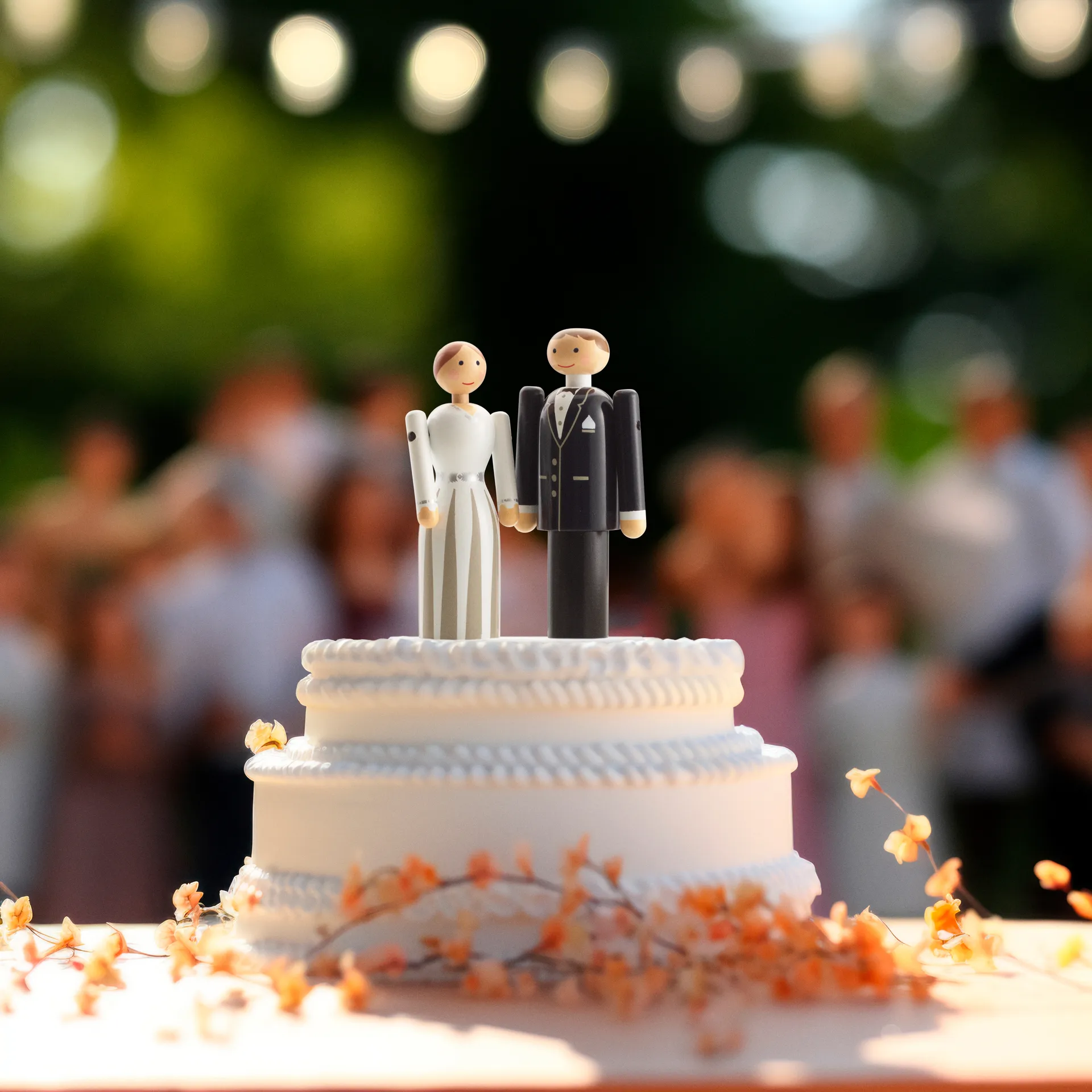 Kay Bojesen brud, Blå-sort-hvid, 12 cm Kay Bojesen Denmark