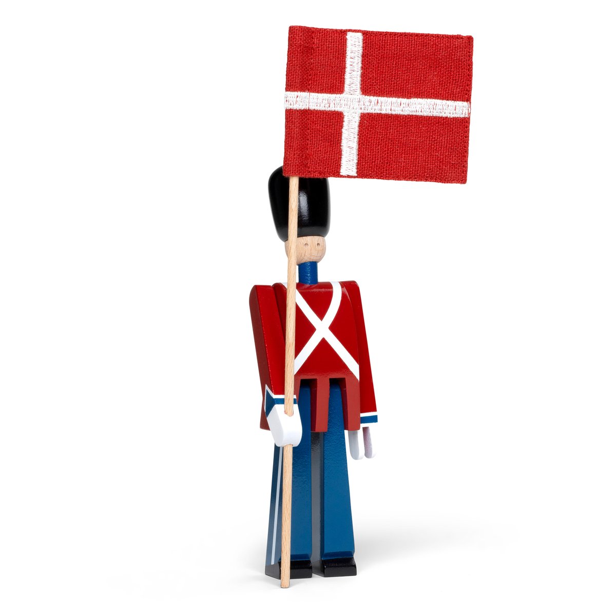 Kay Bojesen Denmark Kay Bojesen fanebærer med tekstilflag mini 18,5 cm (5709513392262)