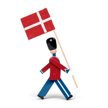 Kay Bojesen fanebærer med tekstilflag mini - 18,5 cm - Kay Bojesen Denmark