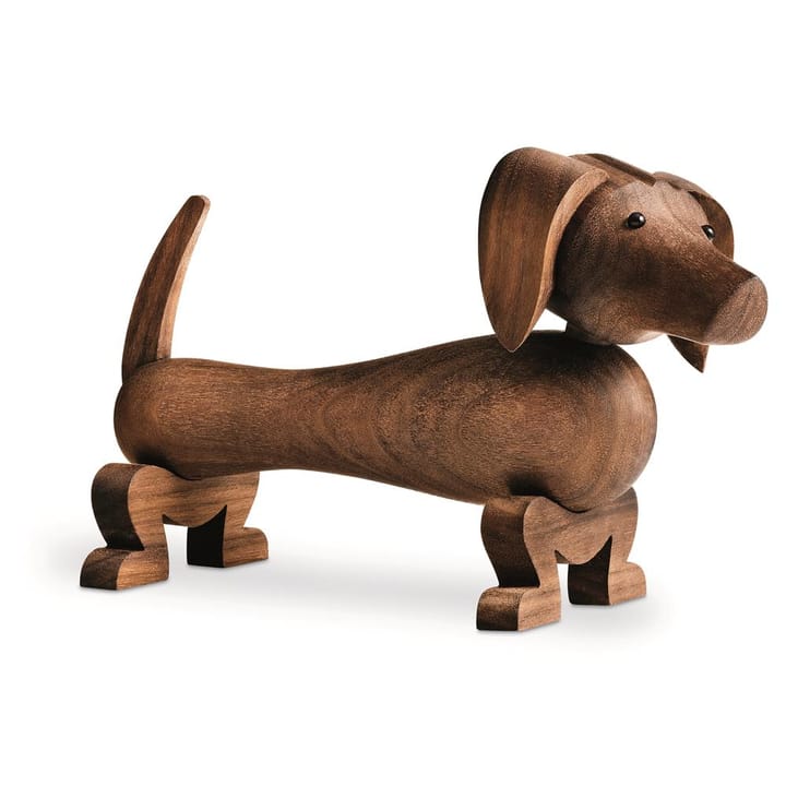 Kay Bojesen hund 18,5 cm - Valnød - Kay Bojesen Denmark