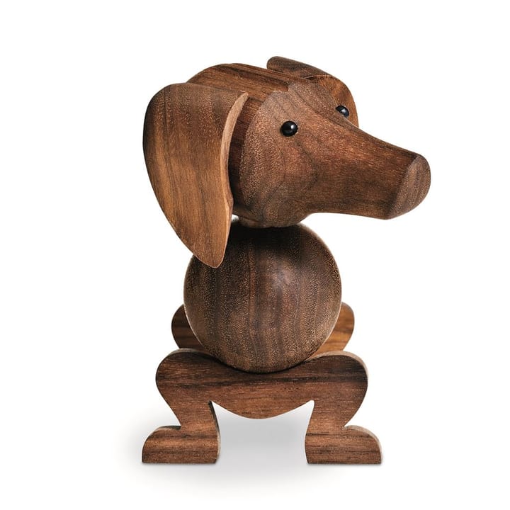 Kay Bojesen hund 18,5 cm, Valnød Kay Bojesen Denmark