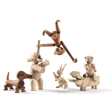 Kay Bojesen hund 18,5 cm - Valnød - Kay Bojesen Denmark