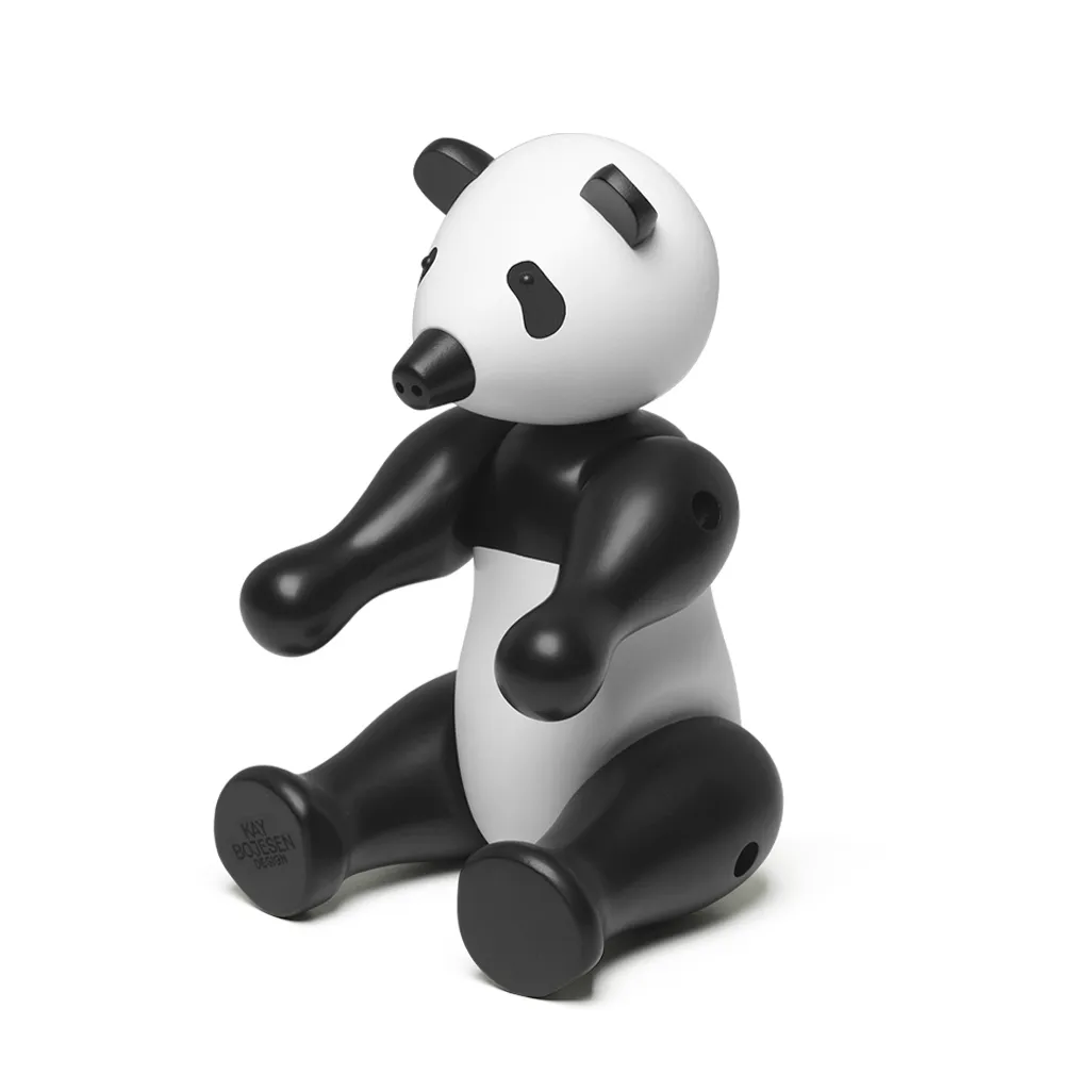 Kay Bojesen panda WWF medium, Sort/Hvid Kay Bojesen Denmark