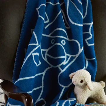 Kay Bojesen plaid - blå - Kay Bojesen Denmark