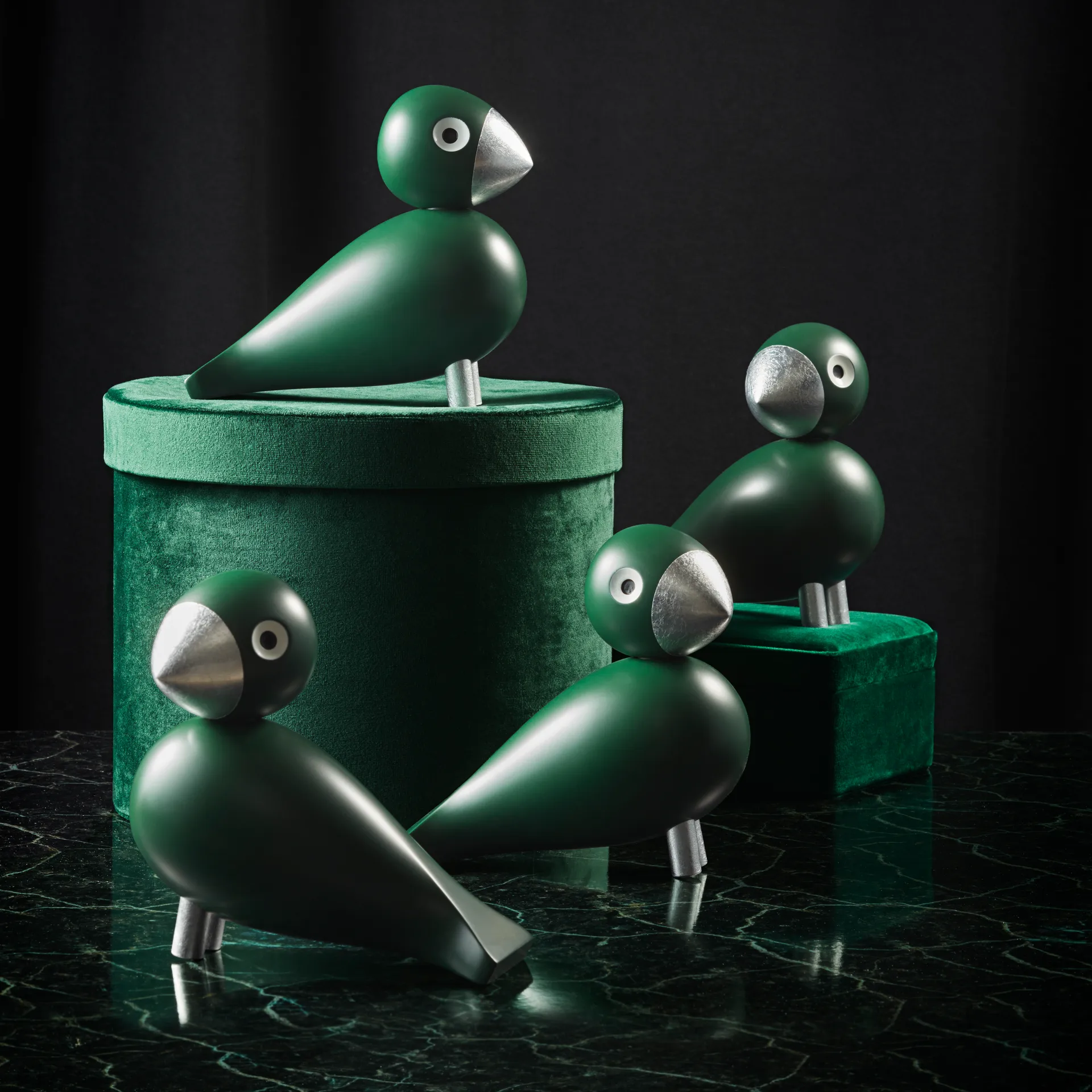 Kay Bojesen sangfugl Georg, Grøn-Sølv Kay Bojesen Denmark