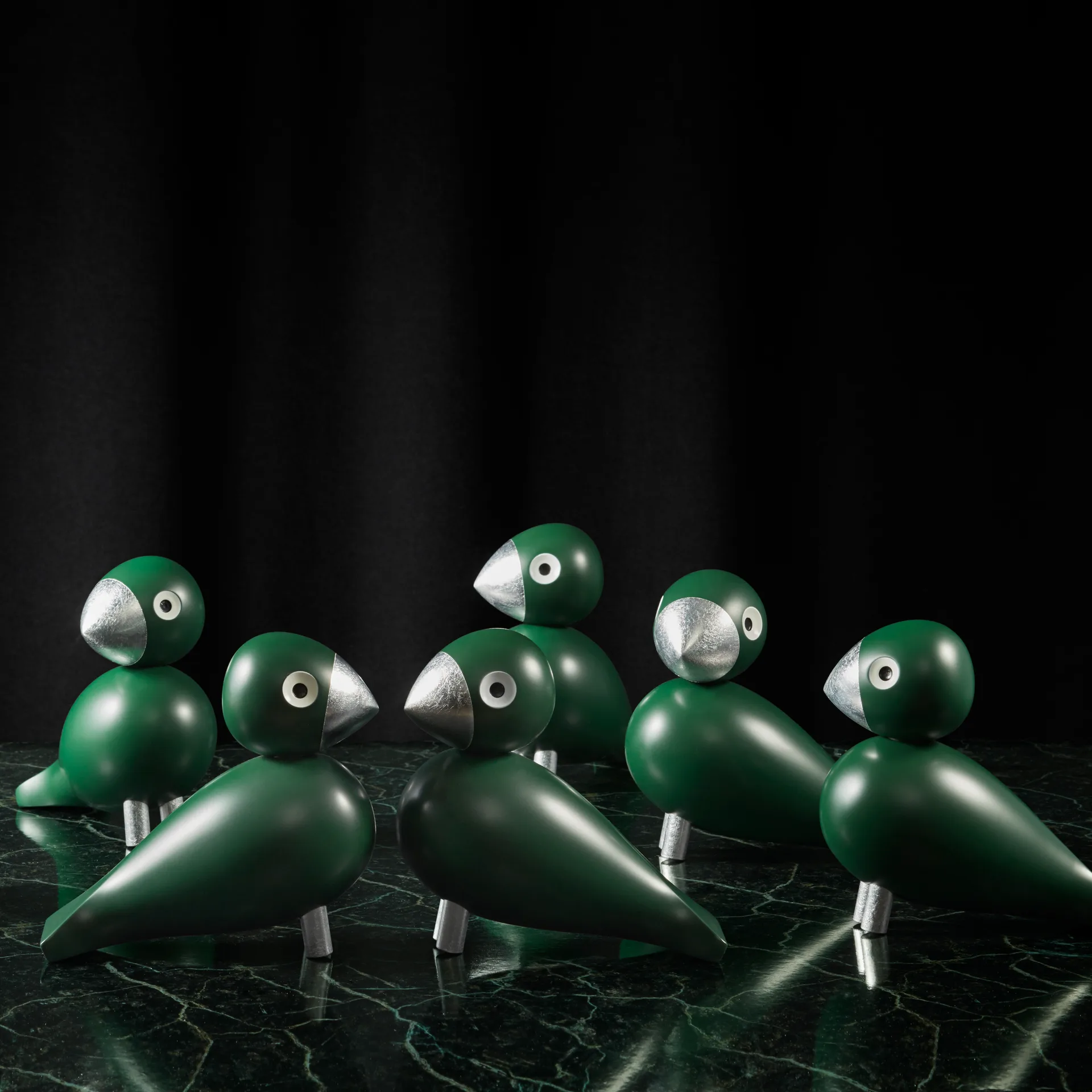 Kay Bojesen sangfugl Georg, Grøn-Sølv Kay Bojesen Denmark