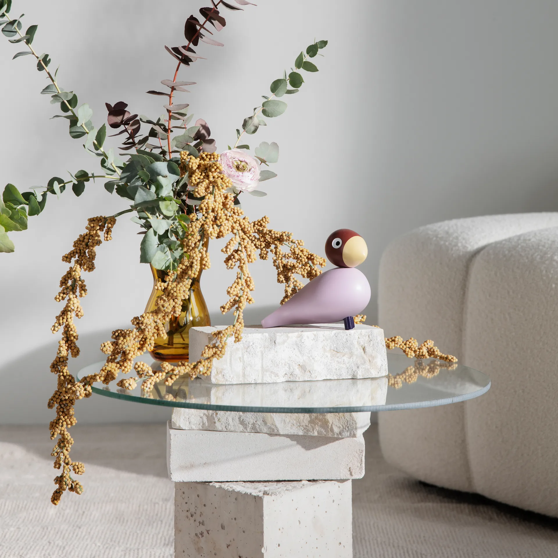 Kay Bojesen Year Bird 2023 sangfugl Jackie, Lavender Kay Bojesen Denmark