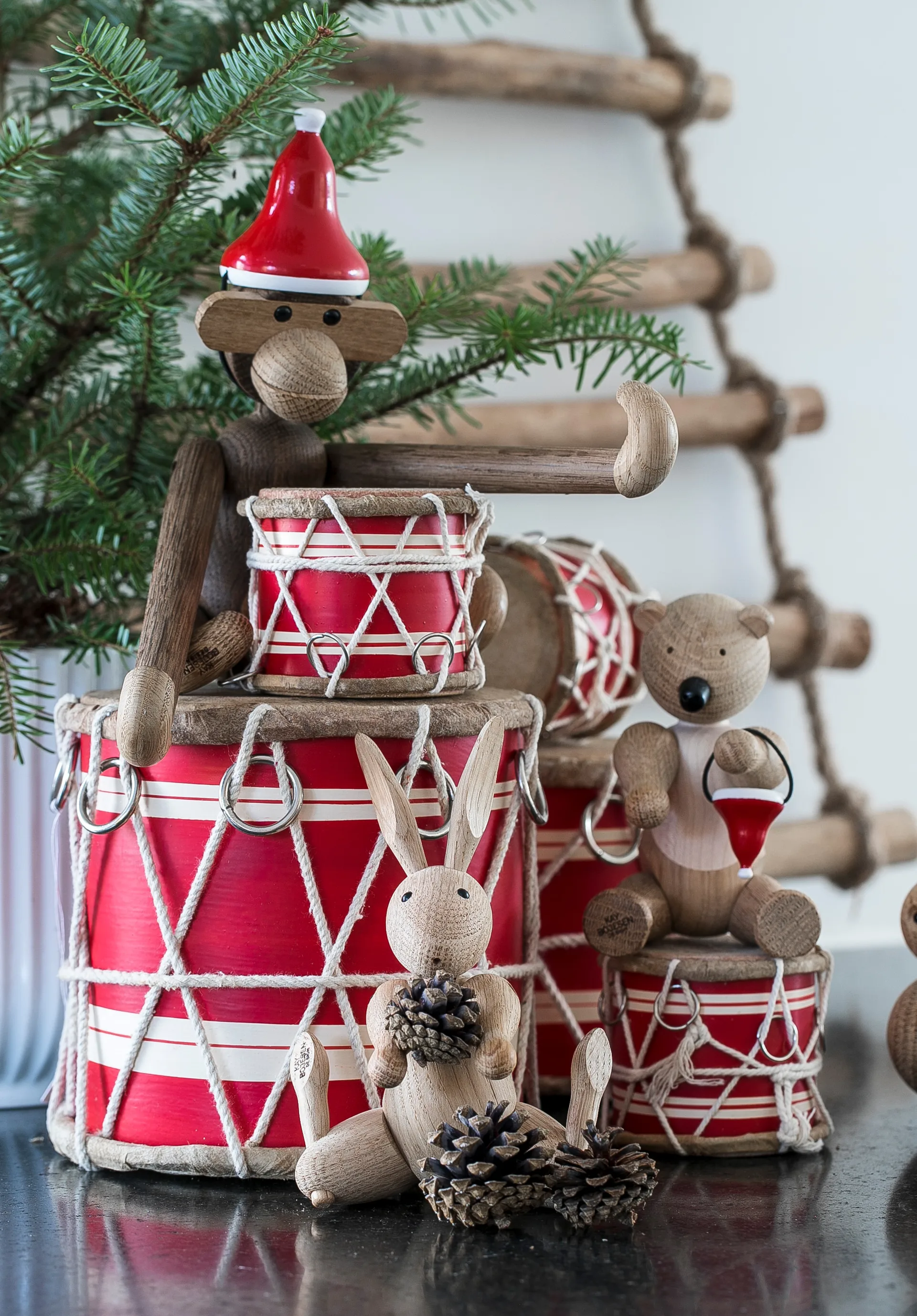 Lille abe med nissehue Kay Bojesen Denmark