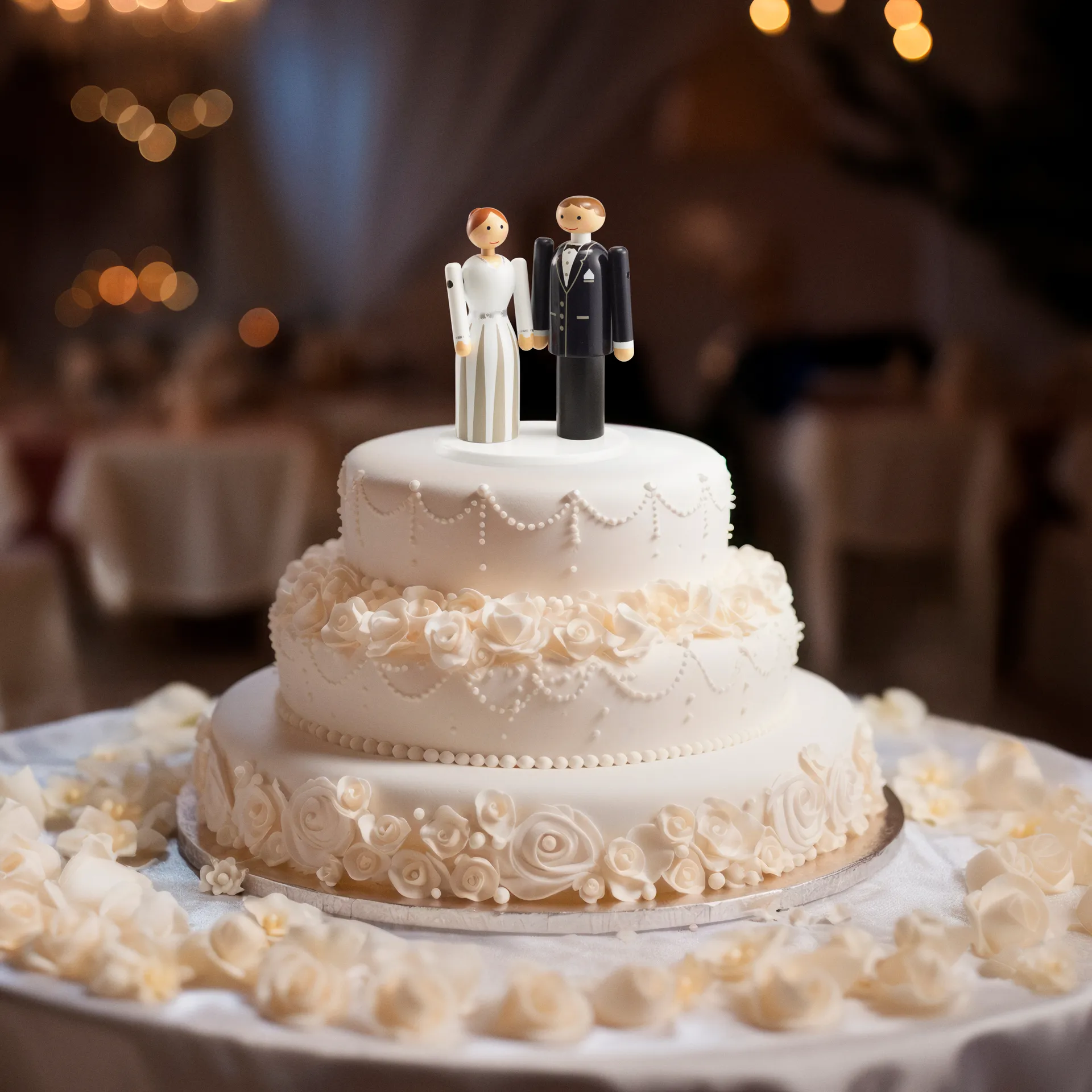 Platform til Kay Bojesen brudepar, Hvid Kay Bojesen Denmark