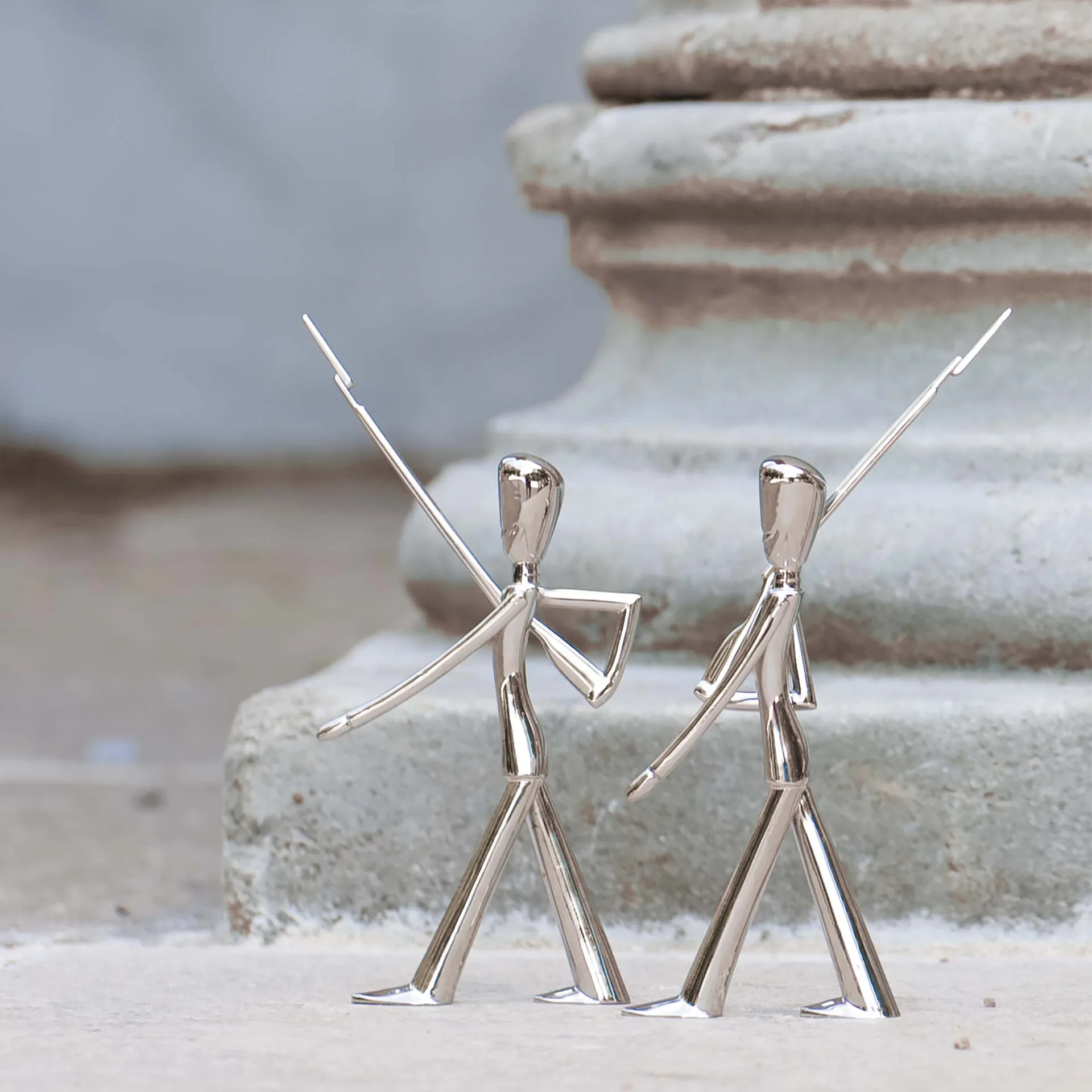 Royal Guard figur 16 cm, Polished steel Kay Bojesen