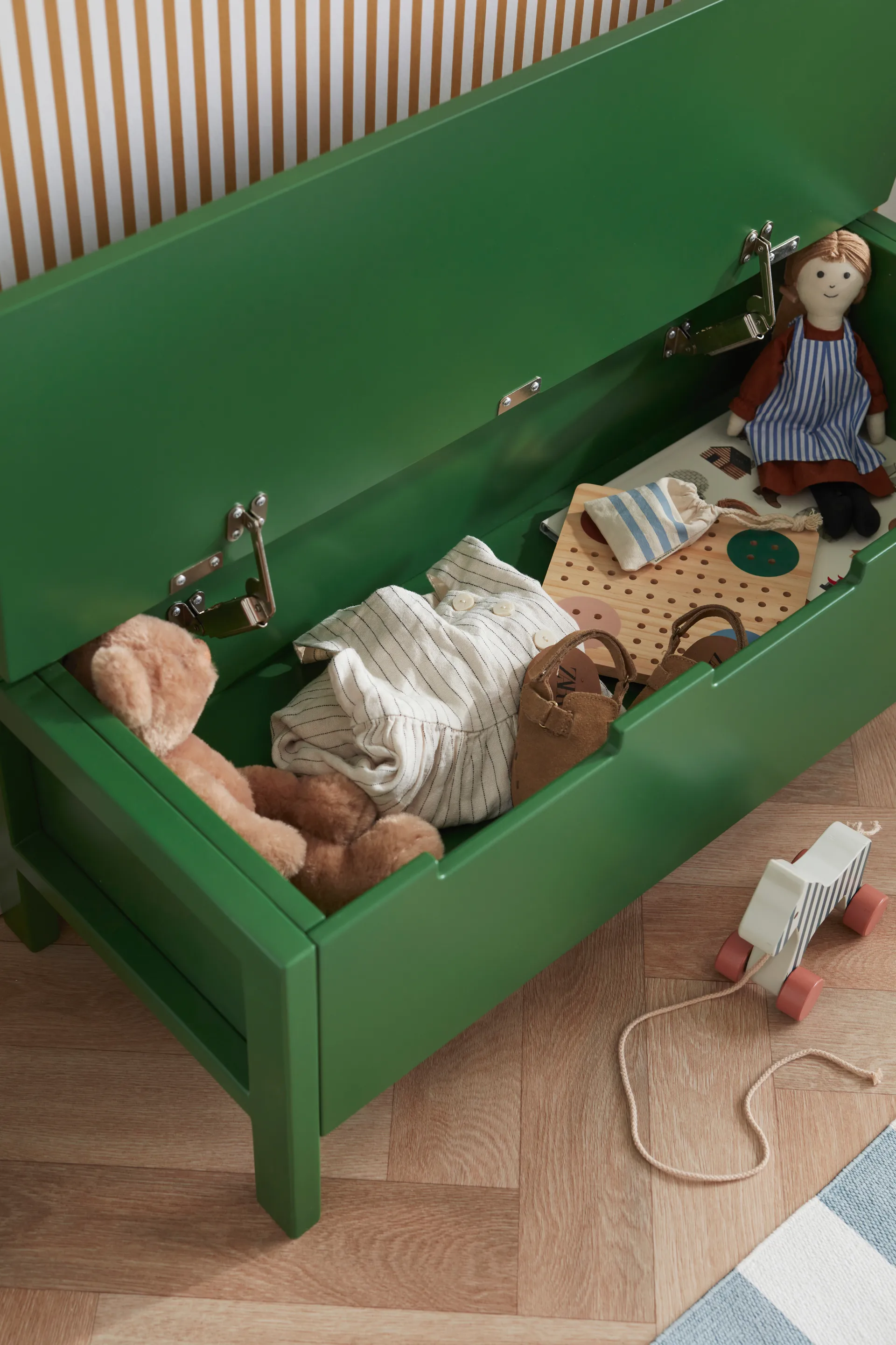 Carl Larsson sofa med opbevaring , Grøn Kid's Concept