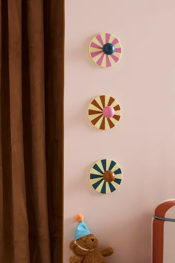 Cirkus krog 3 dele - Multi, Ø10×4,4 cm - Kid's Concept