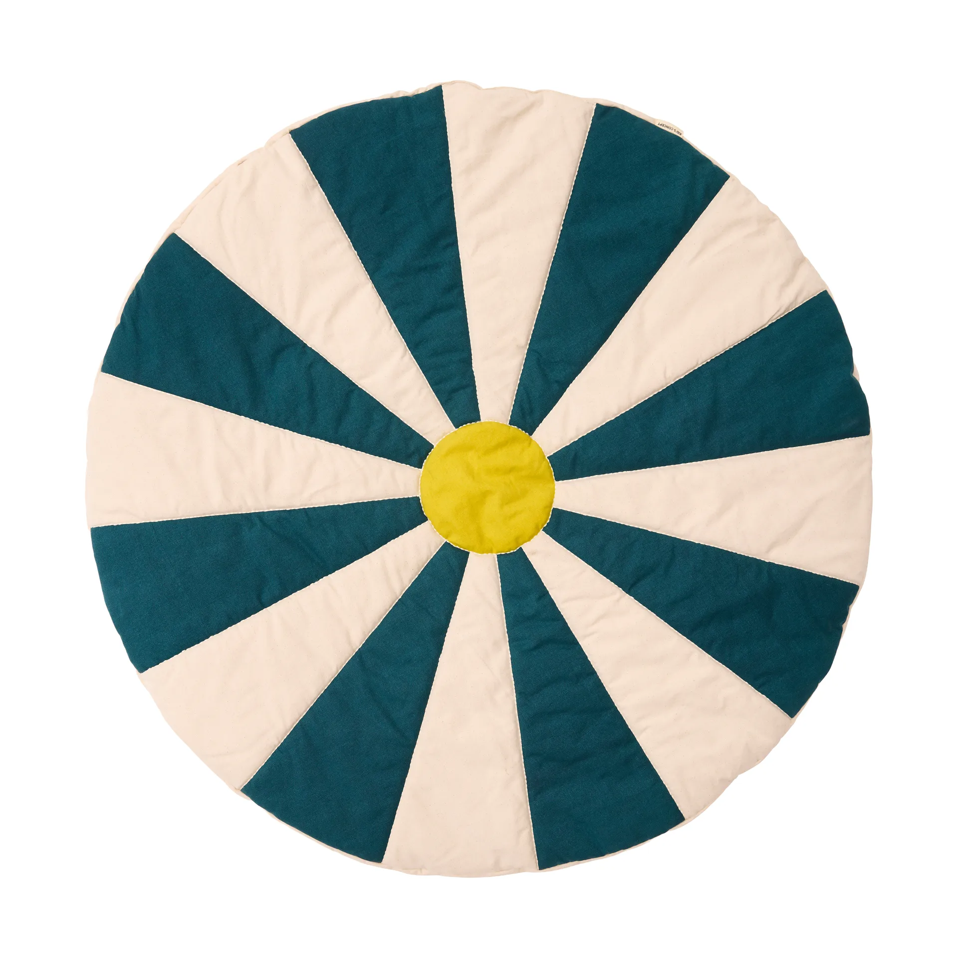 Cirkus legetæppe, Blågrøn, Ø112×2 cm Kid's Concept