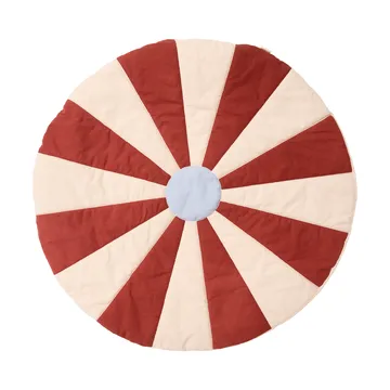 Cirkus legetæppe - Rød, Ø112×2 cm - Kid's Concept