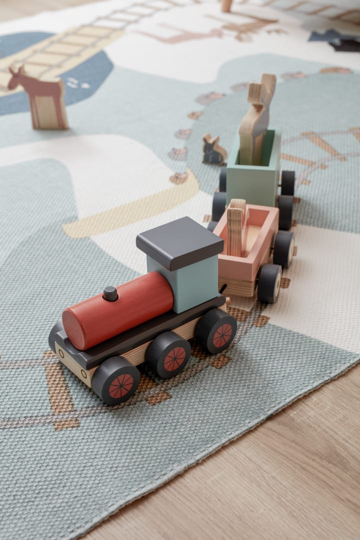 Edvin tæppe skov 130x170 cm, Grøn Kid's Concept