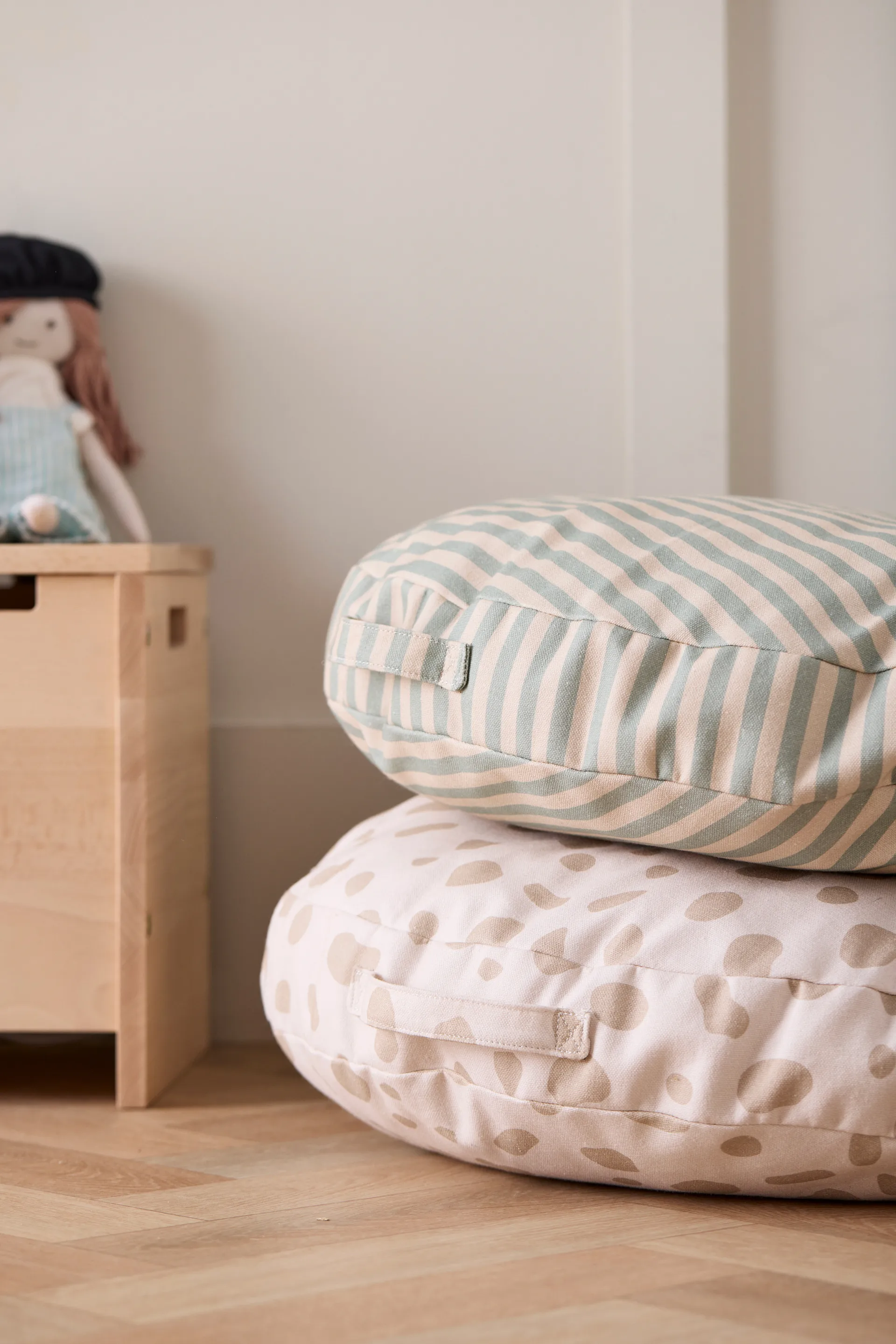 Kid's Base gulvpude Ø60 cm, Rand Kid's Concept