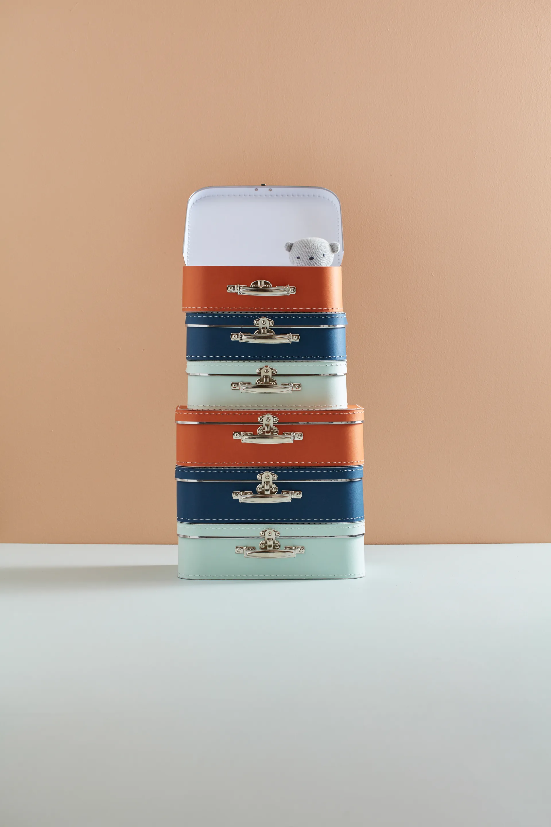 Kid's Base kuffert 2 dele, Mørkeblå Kid's Concept