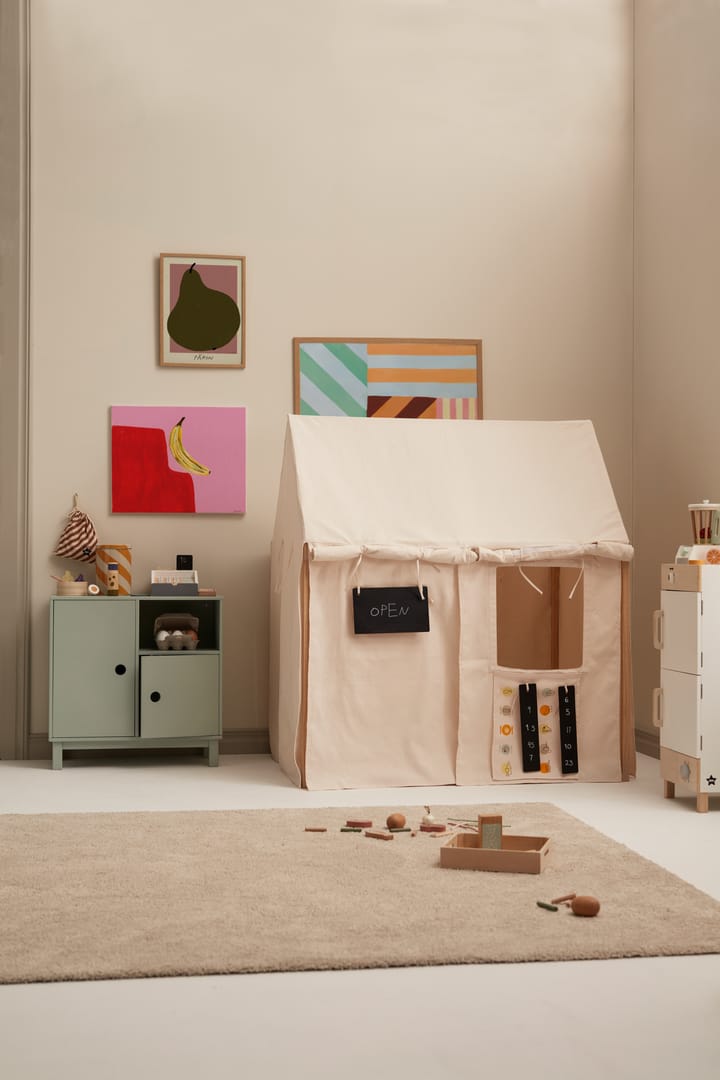 Kid's Base legehustelt, Naturhvid Kid's Concept