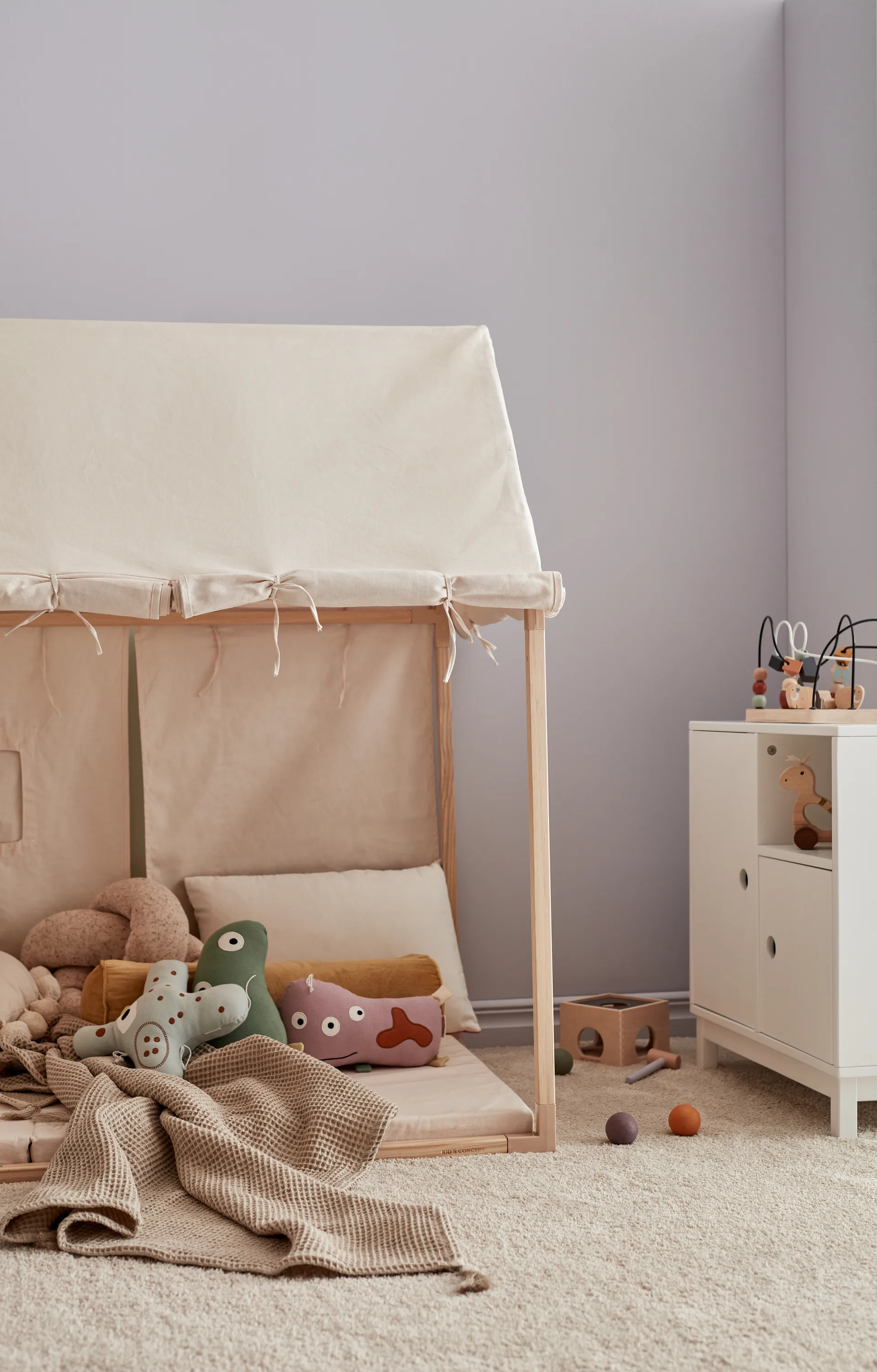 Kid's Base legehustelt, Naturhvid Kid's Concept