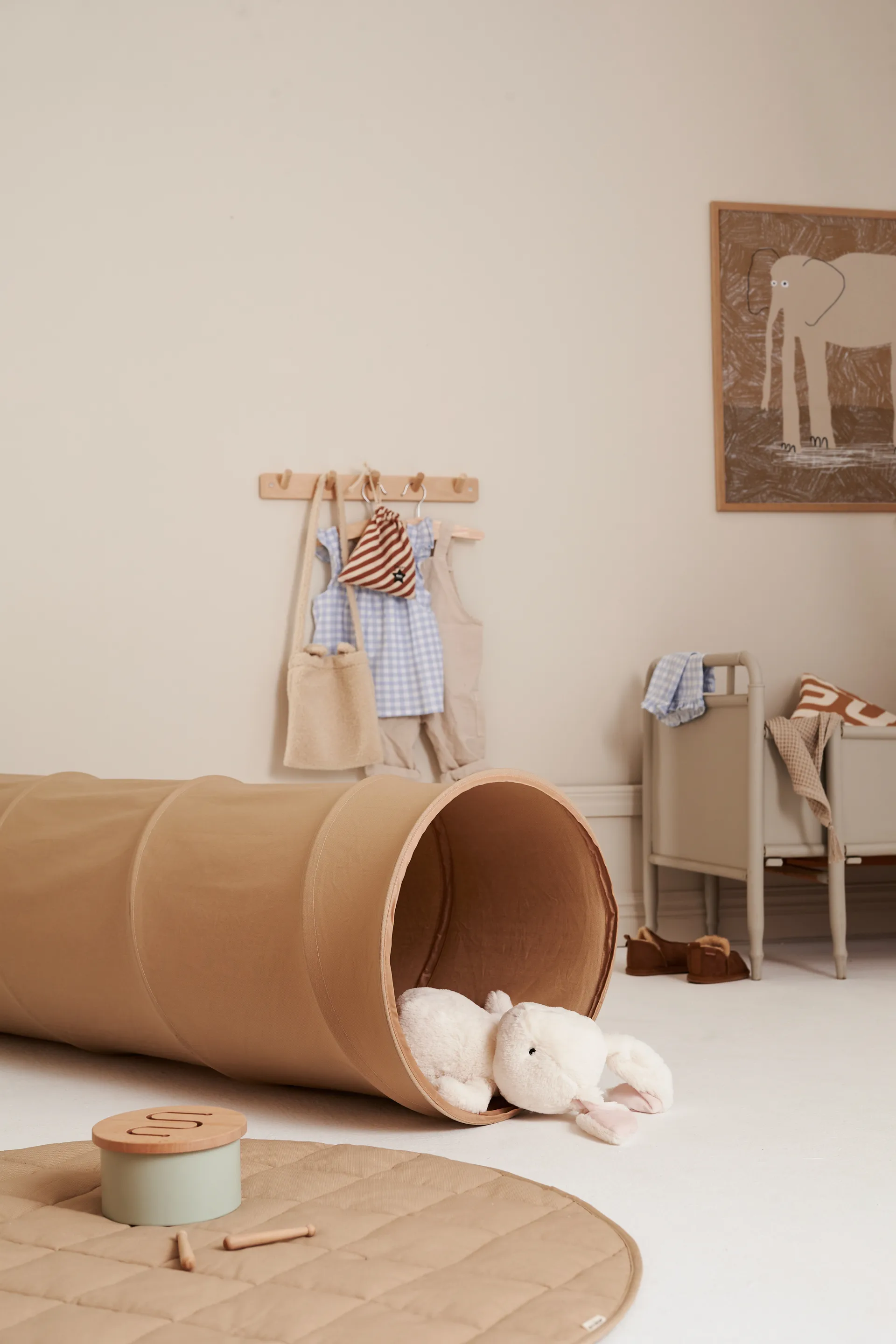Kid's Base legemåtte, Beige Kid's Concept