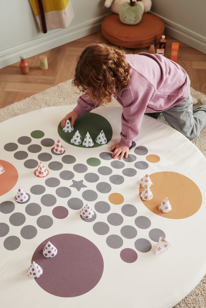 Kid's Base legetæppe Ludo Ø110 cm, Hvid Kid's Concept