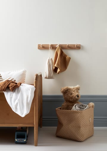 Kid's Base opbevaringsboks 2-pak 30x30 cm - Natur - Kid's Concept