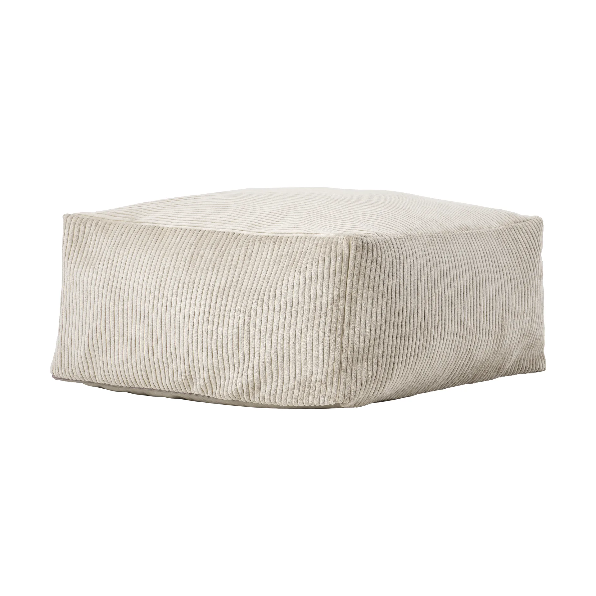 Kid's Base siddepuf 85x85x34 cm, Naturhvid Kid's Concept