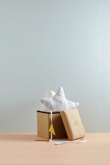 Kid's Base siddepuf med opbevaring - Gul - Kid's Concept