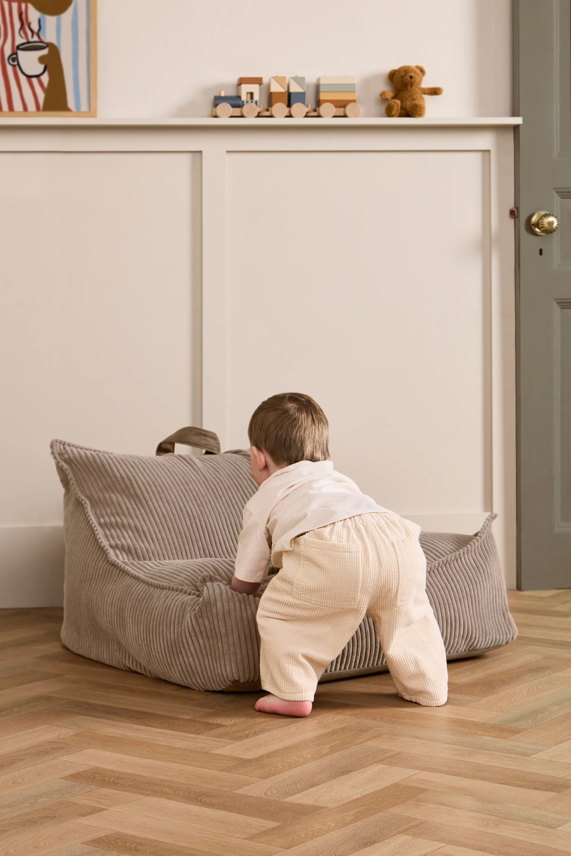 Kid's Base sækkestol, Brun Kid's Concept